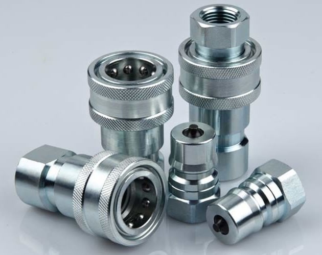 ISO 7241-1 Series B hydraulic quick coupling illustration